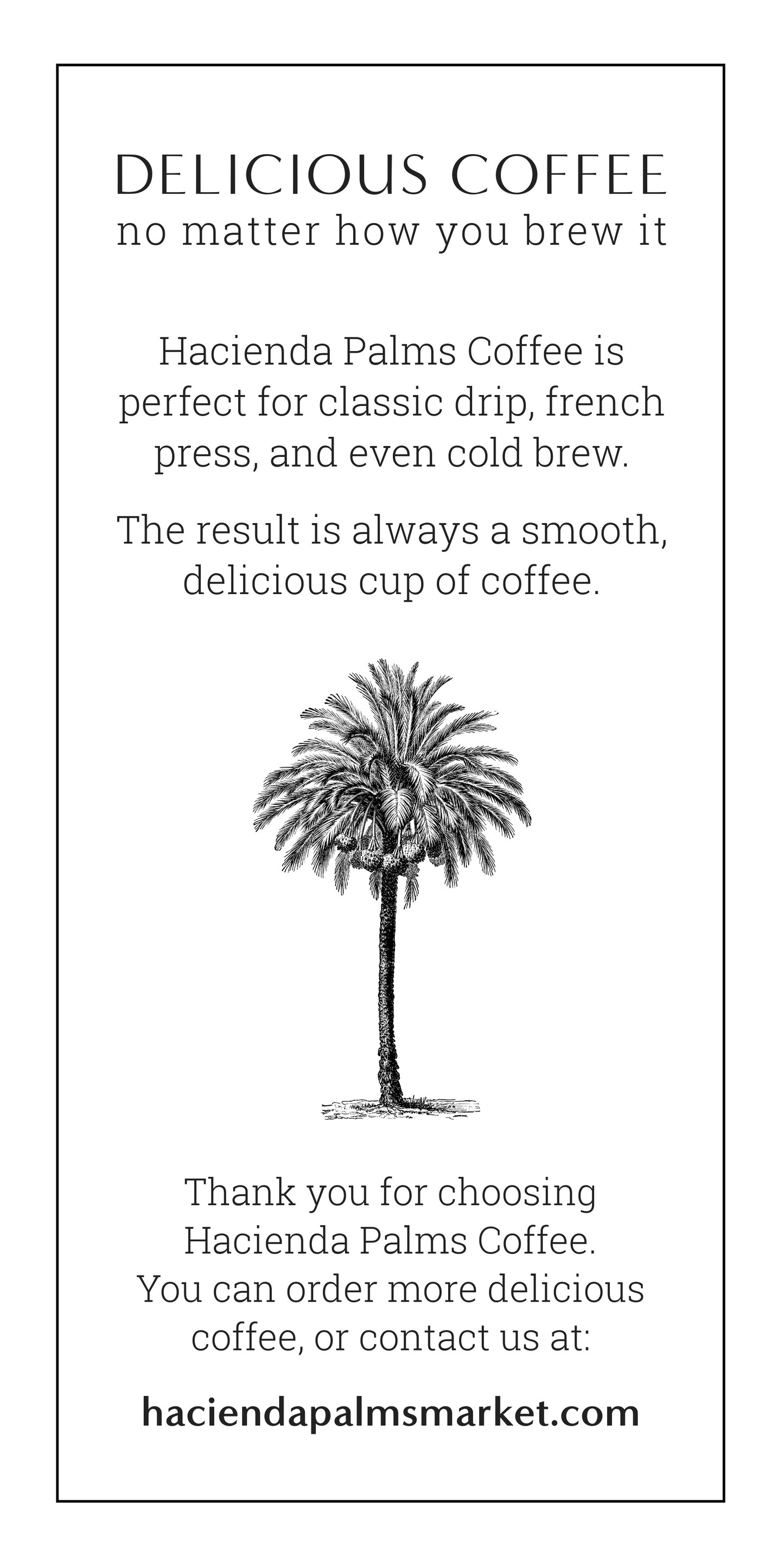 Royal Palm | Dark Roast